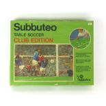 A boxed Subbuteo Club Edition table soccer set