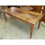 FARMHOUSE TABLE, French with an end drawer, 202cm x 86cm x 78cm H.