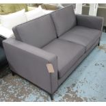 SOFA, contemporary style grey, 98cm x 90cm H x 200cm L.