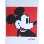 ANDY WARHOL (American, 1928-1987) 'Mickey Mouse' limited lithograph, 35cm x 27cm,