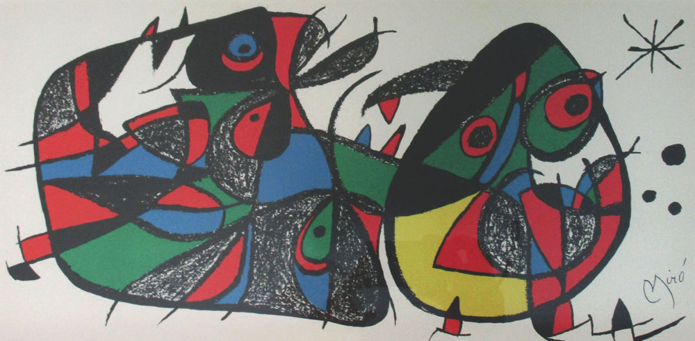 JOAN MIRO (1893-1983), 'Miro Sculptor-Italy' 1974,