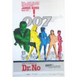 UNTITLED ARTIST REPRODUCTION, 'DR, NO' theatrical release poster, 144cm x 74.5cm.