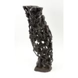 MAKONDE SCULPTURE, 'Ujamaa Tree of Life', Tanzania, carved ebonywood, 55cm H.