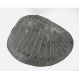 HIPPO HIDE SHIELD, West African, 78cm x 80cm.