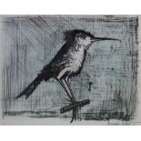 BERNARD BUFFET (French, 1928-1999) 'Le petit oiseau' 1964, original lithograph, signed and framed,