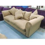 COLLINS AND HAYES SOFA, of large proportions, four seater,