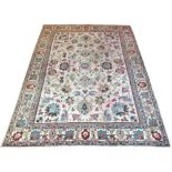 ANTIQUE PERSIAN TABRIZ CARPET, 320cm x 230cm,