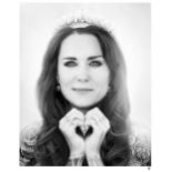 JJ ADAMS, 'Kate Middleton', 89cm x 144cm, signed limited edition print, 4/95,