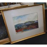 WILLIAM ARMOUR RSA RSW (1903-1979), 'Autumn at Kilmacolm', 26cm x 40cm, framed.