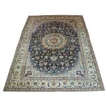 VERY FINE PERSIAN NAIN CARPET, 300cm x 215cm,