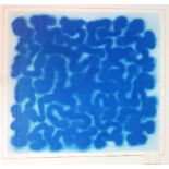 VICTOR PASMORE (British,1908-1998), 'Blue Abstract', lithograph, signed and framed, 48.5cm H x 48.