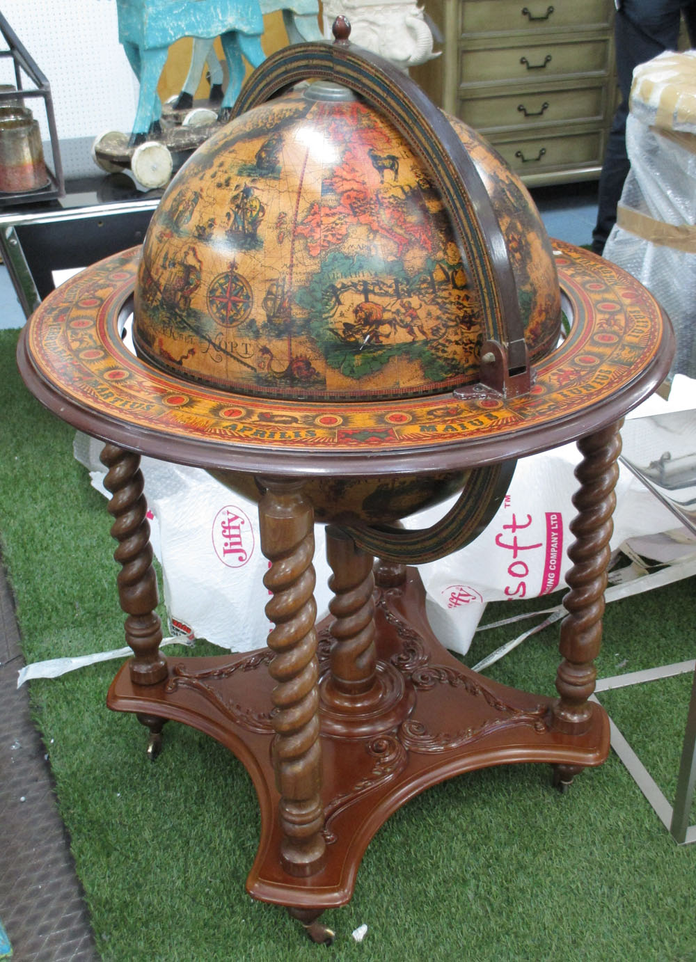 GLOBE COCKTAIL CABINET,