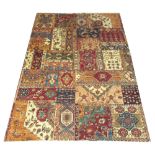 LAHORE TILE DESIGN CARPET, 241cm x 171cm, in antique carpet designs.