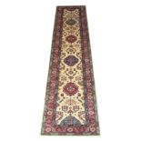 KAZAK RUNNER, 305cm x 81cm,