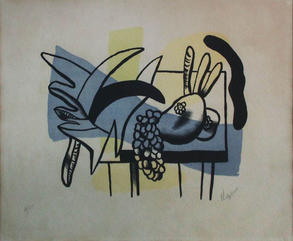 FERNAND LÉGER (French, 1881-1955), 'Nature Morte Aux Fruits', lithograph in colours, 1948,