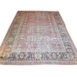 ANTIQUE ZIEGLER MAHAL CARPET, circa 1880, 405cm x 307cm,