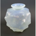 SABINO OPALESCENT GLASS VASE, early 20th century,