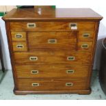 COLONIAL CHEST, 19th century, circa 1860,