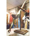 JONATHAN WYLDER (British, b.1957), 'Ballerina', bronze, 107cm H x 34cm W x 65cm D.