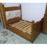 GOTHIC REVIVAL DOUBLE BED, in the manner of Charles Bevan,