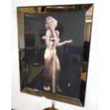 WALL DECORATION, photograph of Marilyn Monroe, framed and glazed, 90cm x 70cm.