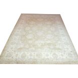 FINE GOLDEN ZIEGLER CARPET, 366cm x 276cm,