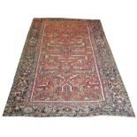 ANTIQUE HERIZ CARPET, 350cm x 230cm,