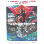 JAMES BOND, 'The Spy Who Loved Me', 1977, reproduction theatrical release poster, 66.