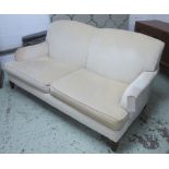 KINGCOME SOFA, Howard style, with oatmeal upholstery, 186cm L.