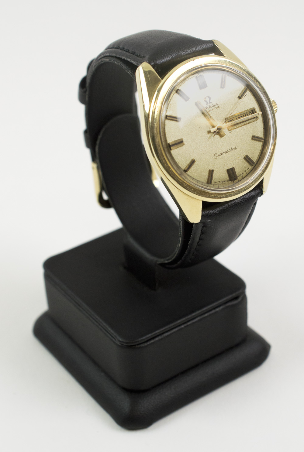 OMEGA SEAMASTER AUTOMATIC GOLD CAPPED STAINLESS STEEL GENTLEMAN'S WRISTWATCH, circa 1969, cal.