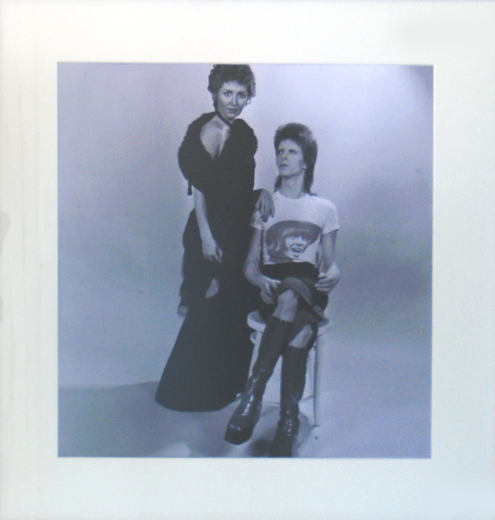 BOWIE WITH LULU, 'Man who Sold the World', 1973 photoshoot, 39cm x 39.5cm.