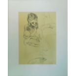 PABLO PICASSO (Spanish,1881-1973) 'Mother and child' pochoir and lithograph, 33.5cm x 24.