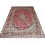 FINE KASHAN CARPET, 345cm x 246cm,