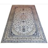 FINE PART SILK NAIN CARPET, 335cm x 202cm,