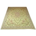 NEEDLEPOINT CARPET, 305cm x 244cm, in the neo-classical manner,