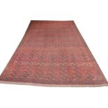 LARGE VINTAGE TURKOMEN CARPET, 500cm x 305cm,