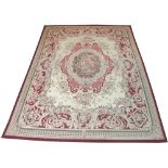 FINE AUBUSSON TAPESTRY CARPET, 312cm x 235cm,