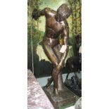 BRONZE, of a discus thrower, 162cm H.