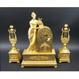 CLOCK GARNITURE,