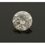 ROUND BRILLIANT CUT NATURAL DIAMOND 0.