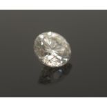 ROUND BRILLIANT CUT NATURAL DIAMOND 0.