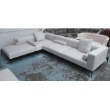 'JAAN' SOFA, by Walter Knoll, in two sections,