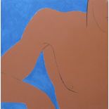 PAUL ASHURST (British) 'Armpit 79' oil on canvas, 91cm x 91cm, signed, dated verso.