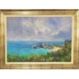 SHEILAGH HEAD (BERMUDA) 'Warwick Longbay', oil on canvas, 60.