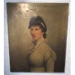 19TH CENTURY BRITISH SCHOOL, 'Portrait of Lady Mary, Wife of David Gordon', 1836, oil on canvas,