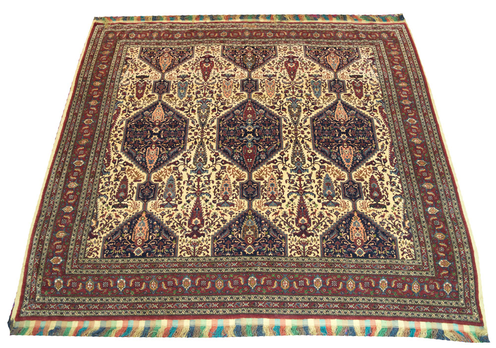 EXTREMELY FINE SIGNED NORTH WEST PERSIAN/CAUCASION CARPET,