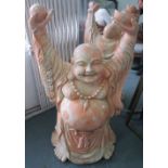 BUDAI, carved marble, 91cm H.
