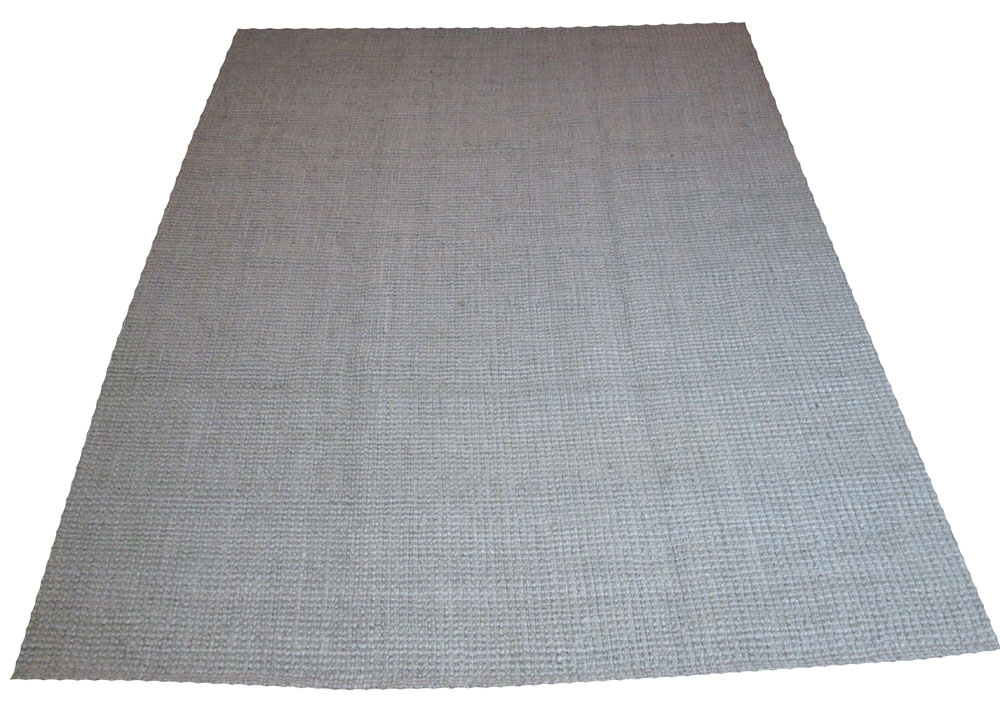 CALVIN KLEIN JUTE CARPET, 302cm x 245cm, contemporary woven silvered finish.