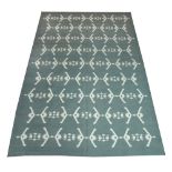 CIANCO DESIGN COTTON FLATWEAVE CARPET, 265cm x 177cm.