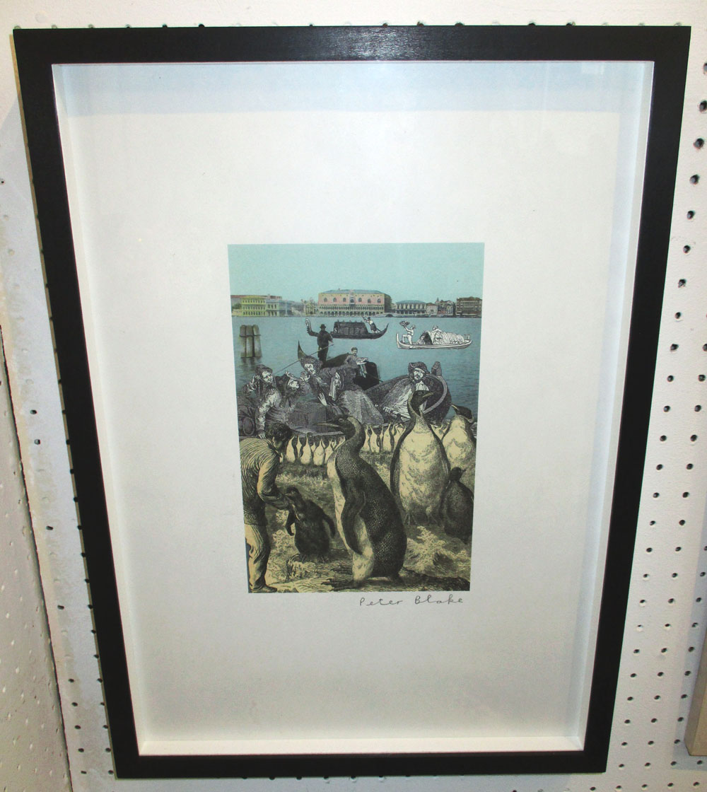 PETER BLAKE, 'Venice', signed print 2009, signed in pencil, acquired from Paul Stolper Gallery,
